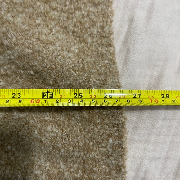 Moda International Womens Sweater Size Large Tan Wool Blend Keyhole Knit Top - Picture 8 of 8